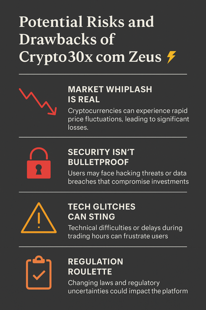 Potential Risks and Drawbacks of Crypto30x com Zeus
