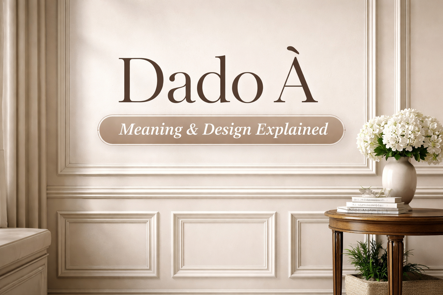 Dado À: Meaning, Usage, and Design Significance Explained 2026