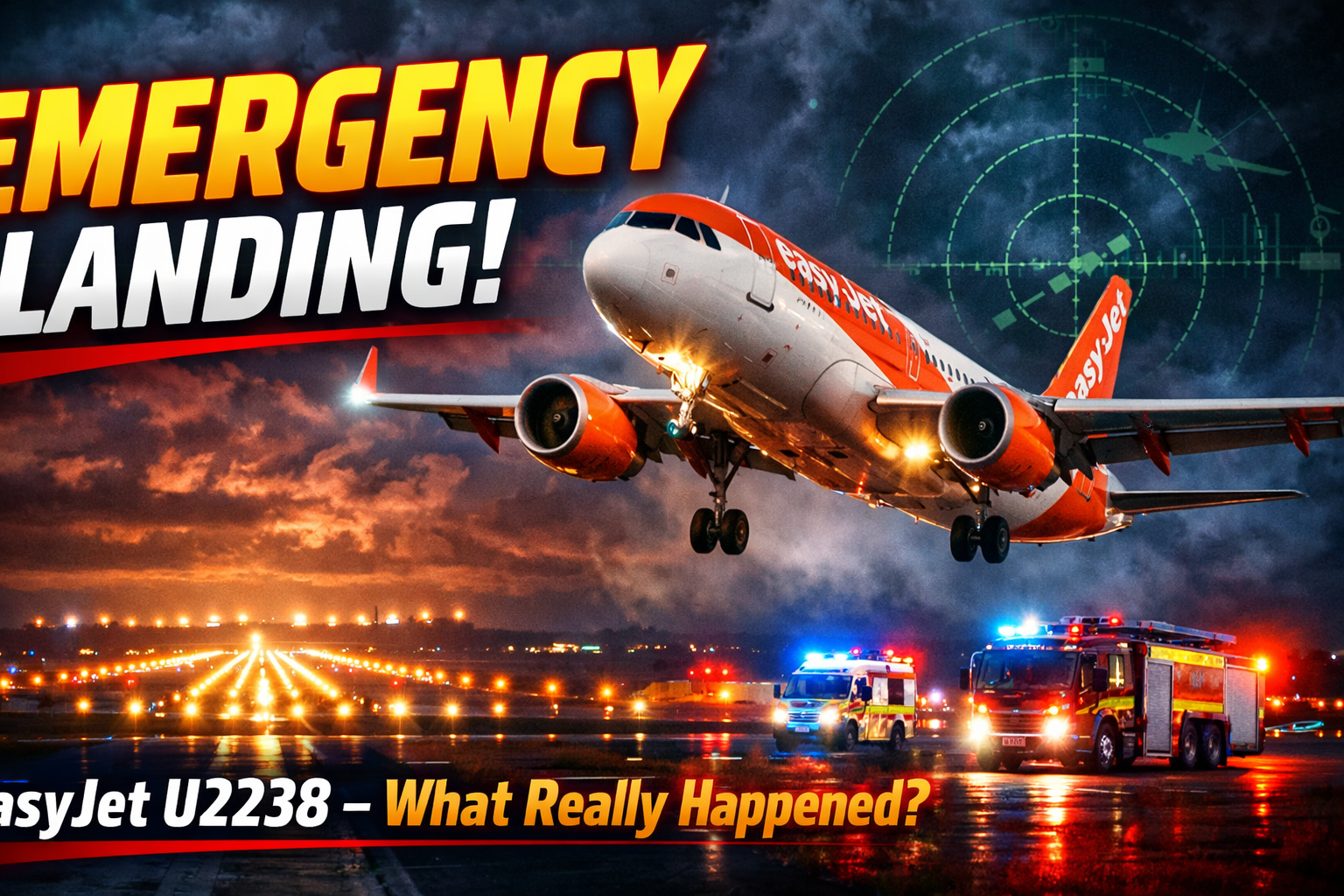 EasyJet Flight U2238 Emergency Landing at Newcastle: Full Report, Causes, and Aviation Safety Insights