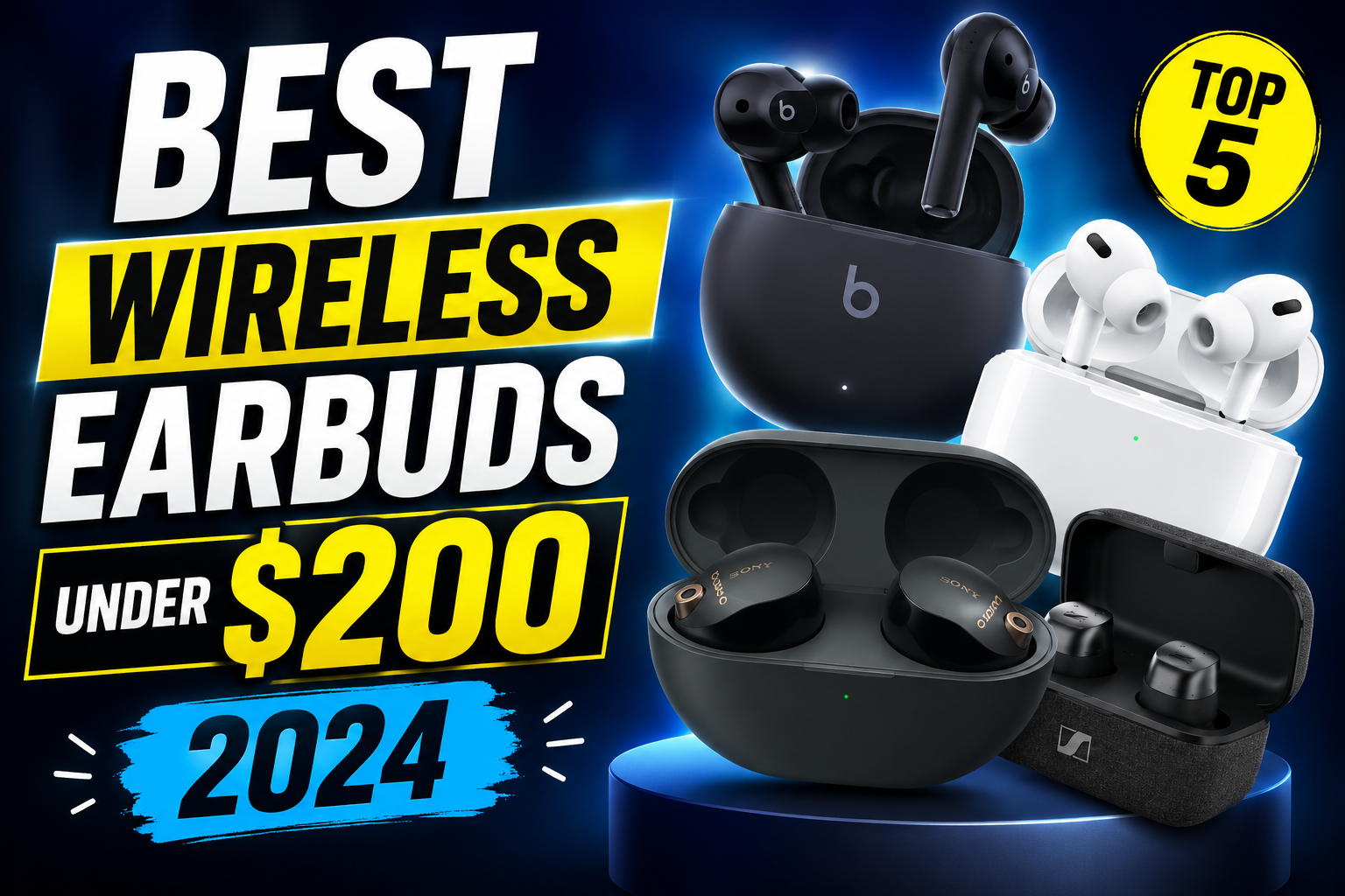 Best Wireless Earbuds Under 200 Dollars 2024- COMPLETE GUAIDANCES